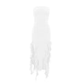 Women's Sleeveless Bodycon Maxi Dress – Off-Shoulder Slit Style