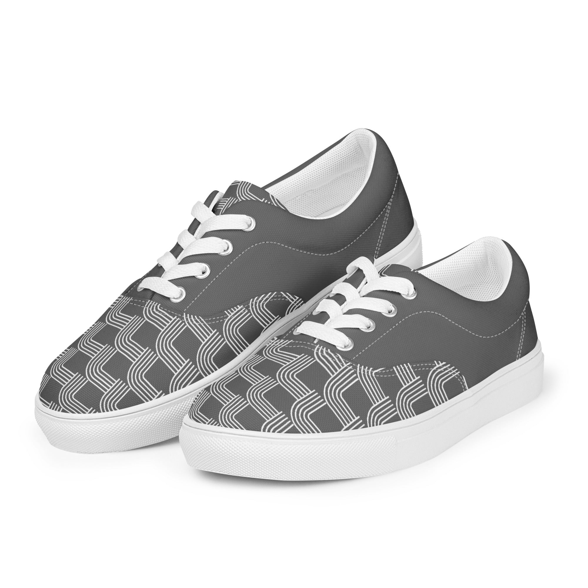 EXUBERANT - Mens Lace Up Canvas Everyday Shoes, Durale, Minimalist, Comfortable